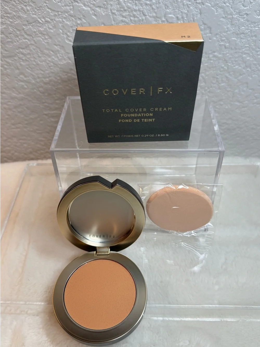COVER FX Total Cover Cream Foundation Compact - Warm Tan/Beige